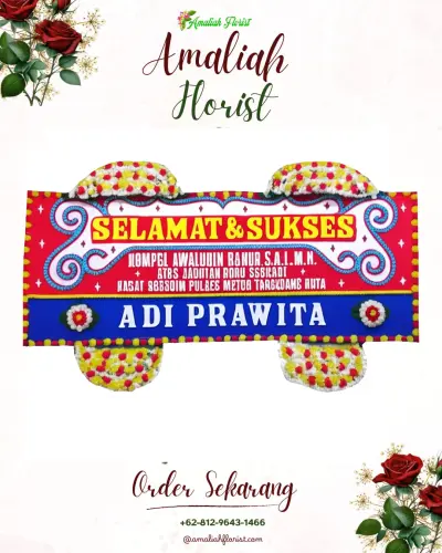 Karangan Bunga Ucapan Selamat di Sinduadi